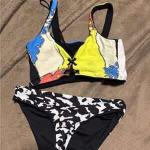Maaji lattice top riversable bikini set